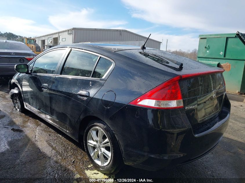 2010 Honda Insight Ex VIN: JHMZE2H74AS038308 Lot: 41196068