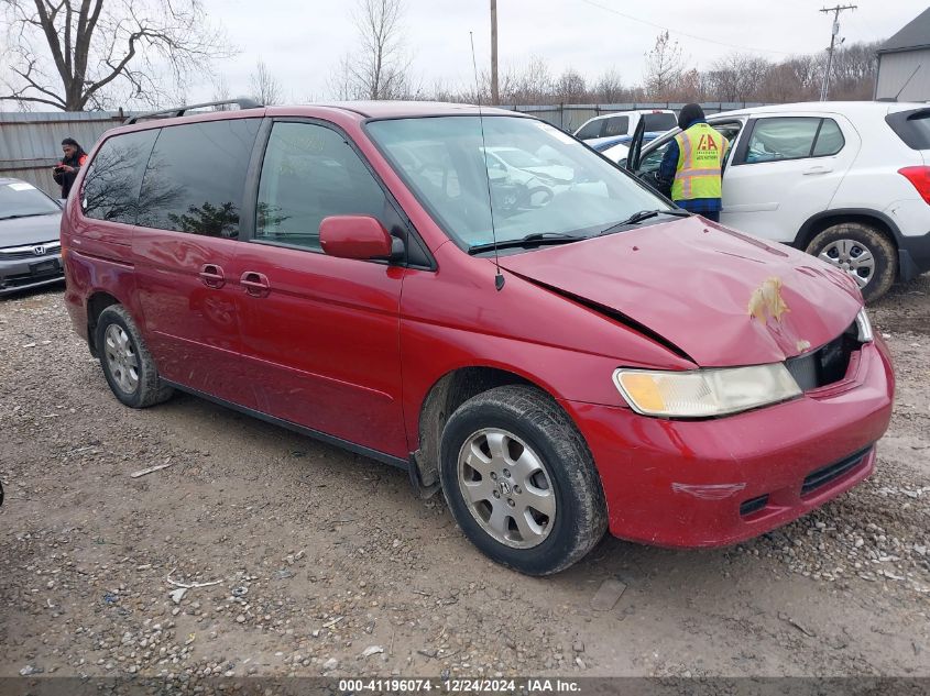 2002 Honda Odyssey Ex VIN: 2HKRL18602H564427 Lot: 41196074