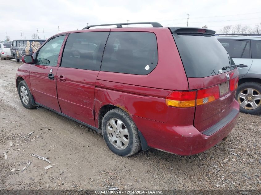 2002 Honda Odyssey Ex VIN: 2HKRL18602H564427 Lot: 41196074