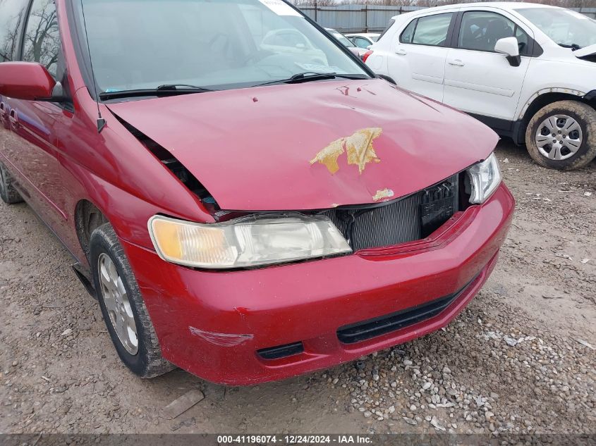 2002 Honda Odyssey Ex VIN: 2HKRL18602H564427 Lot: 41196074