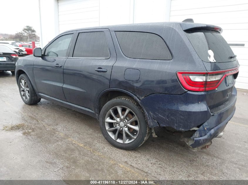 2014 Dodge Durango Sxt VIN: 1C4RDJAG1EC477068 Lot: 41196118