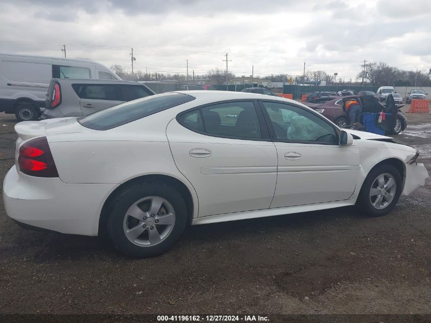 2007 Pontiac Grand Prix VIN: 2G2WP552771202026 Lot: 41196162