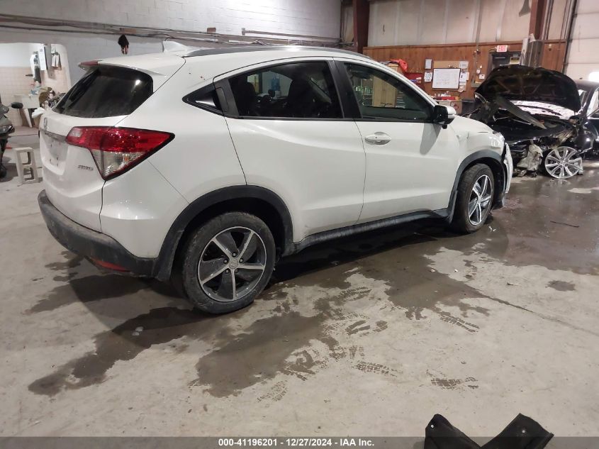 2022 Honda Hr-V Awd Ex VIN: 3CZRU6H51NM729041 Lot: 41196201