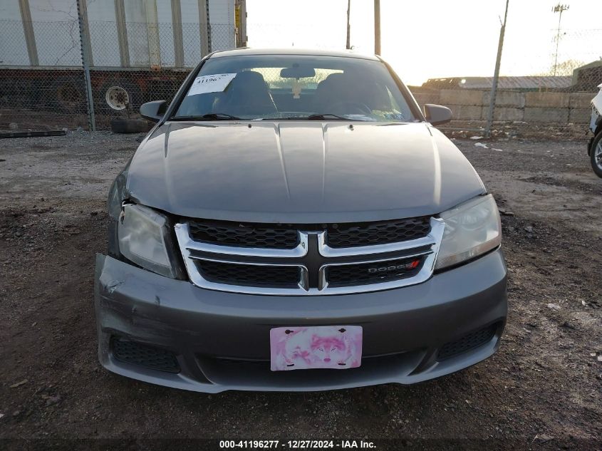 2012 Dodge Avenger Se VIN: 1C3CDZAB8CN237773 Lot: 41196277