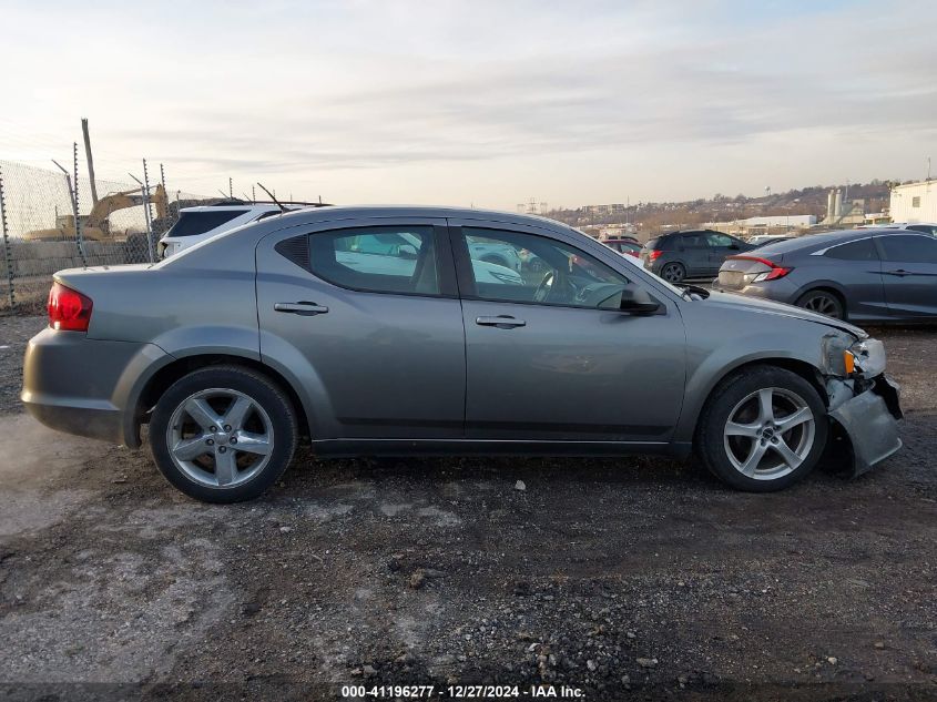 2012 Dodge Avenger Se VIN: 1C3CDZAB8CN237773 Lot: 41196277