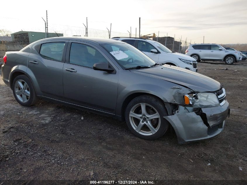 2012 Dodge Avenger Se VIN: 1C3CDZAB8CN237773 Lot: 41196277