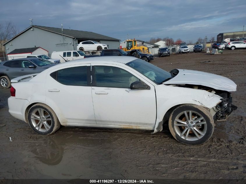 2012 Dodge Avenger Se VIN: 1C3CDZAG3CN314979 Lot: 41196297