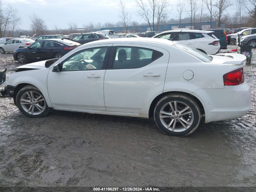 2012 Dodge Avenger Se VIN: 1C3CDZAG3CN314979 Lot: 41196297