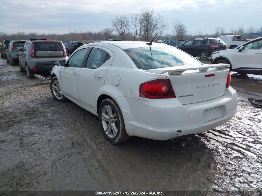 2012 Dodge Avenger Se VIN: 1C3CDZAG3CN314979 Lot: 41196297