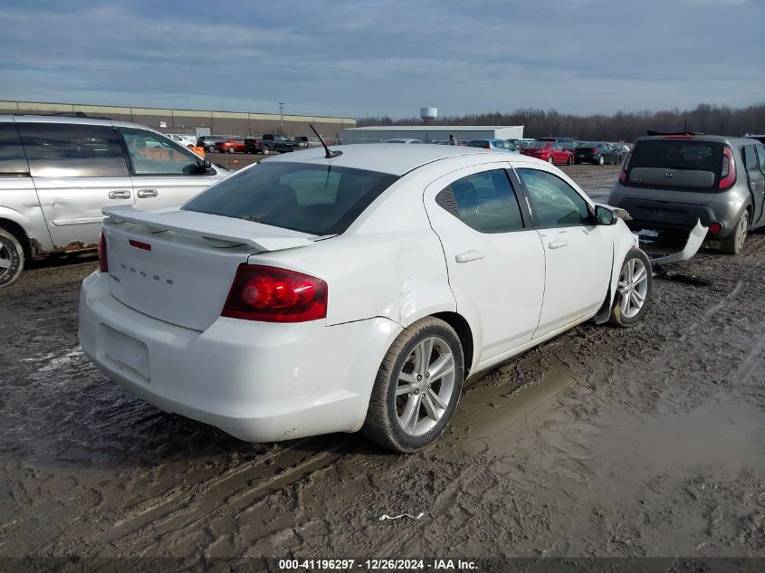 2012 Dodge Avenger Se VIN: 1C3CDZAG3CN314979 Lot: 41196297