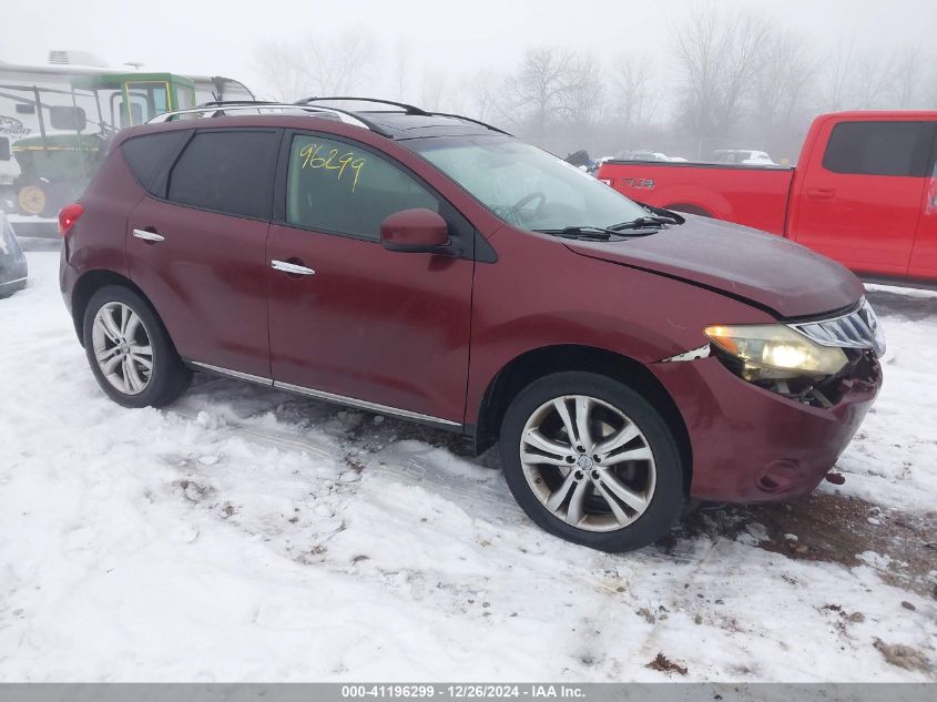 2009 Nissan Murano Le VIN: JN8AZ18W79W141932 Lot: 41196299