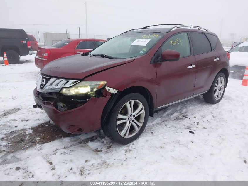 2009 Nissan Murano Le VIN: JN8AZ18W79W141932 Lot: 41196299