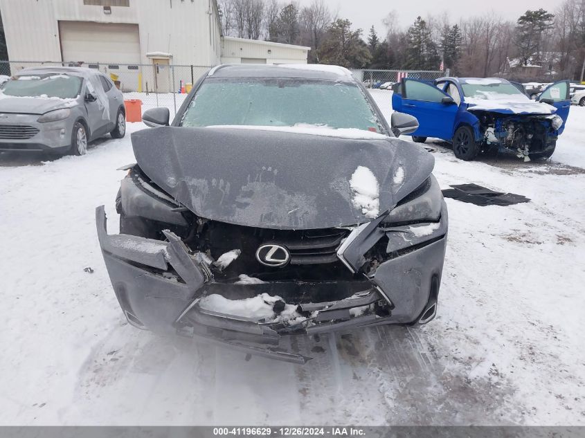 2016 Lexus Nx VIN: JTJBARBZ1G2061942 Lot: 41196629