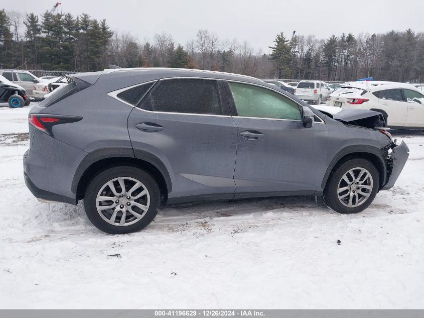 2016 Lexus Nx VIN: JTJBARBZ1G2061942 Lot: 41196629