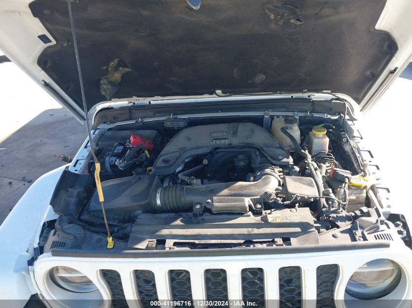 2020 Jeep Gladiator Overland 4X4 VIN: 1C6HJTFG9LL125529 Lot: 41196716