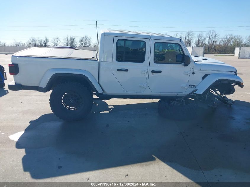 2020 Jeep Gladiator Overland 4X4 VIN: 1C6HJTFG9LL125529 Lot: 41196716