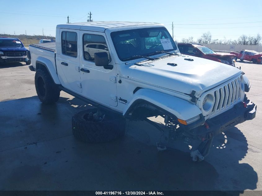 2020 Jeep Gladiator Overland 4X4 VIN: 1C6HJTFG9LL125529 Lot: 41196716