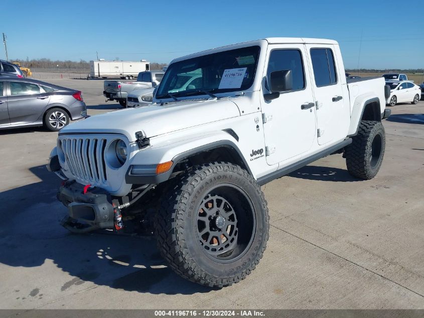 2020 Jeep Gladiator Overland 4X4 VIN: 1C6HJTFG9LL125529 Lot: 41196716