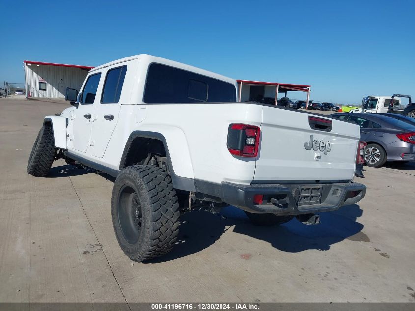 2020 Jeep Gladiator Overland 4X4 VIN: 1C6HJTFG9LL125529 Lot: 41196716