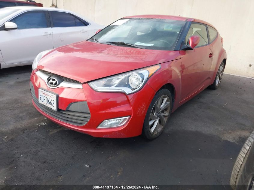 2017 Hyundai Veloster VIN: KMHTC6AD4HU307244 Lot: 41197134