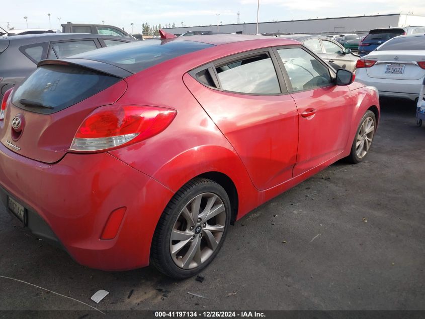 2017 Hyundai Veloster VIN: KMHTC6AD4HU307244 Lot: 41197134