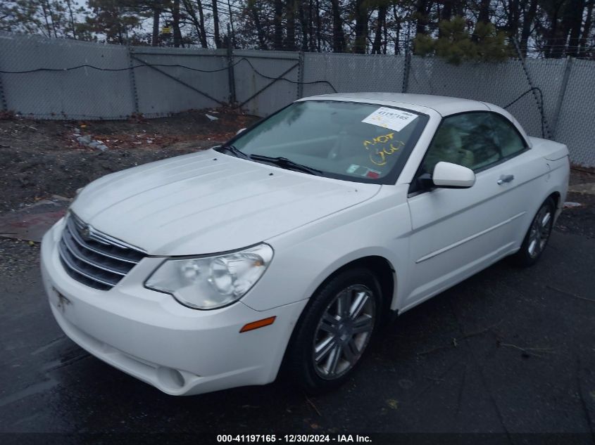 2008 Chrysler Sebring Limited VIN: 1C3LC65M08N256502 Lot: 41197165