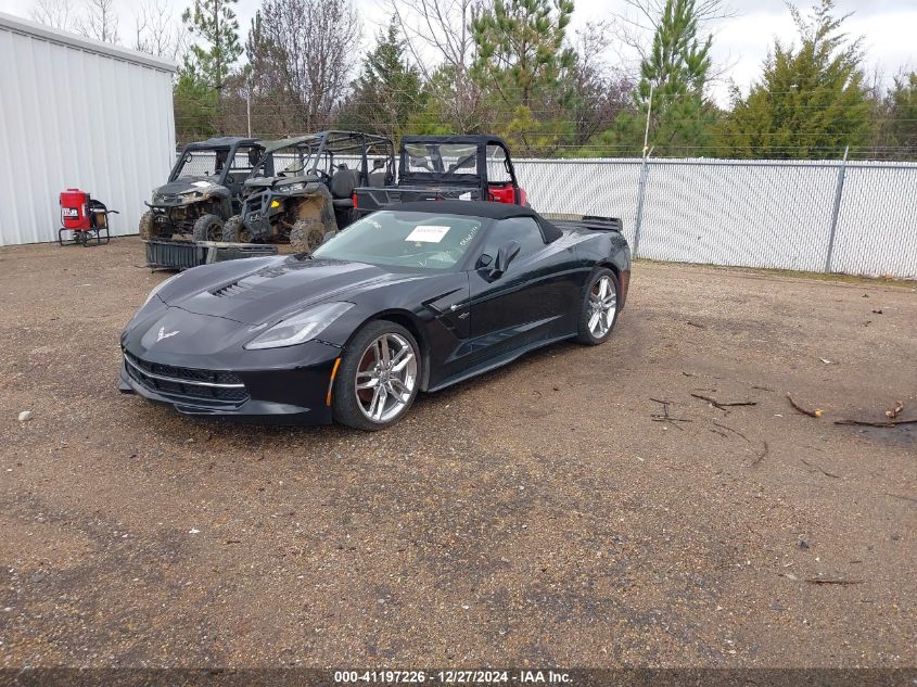 2019 Chevrolet Corvette Stingray VIN: 1G1YF3D7XK5111177 Lot: 41197226