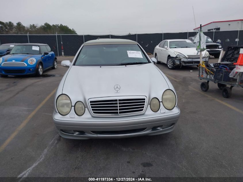 2001 Mercedes-Benz Clk 320 VIN: WDBLK65G81T083711 Lot: 41197334