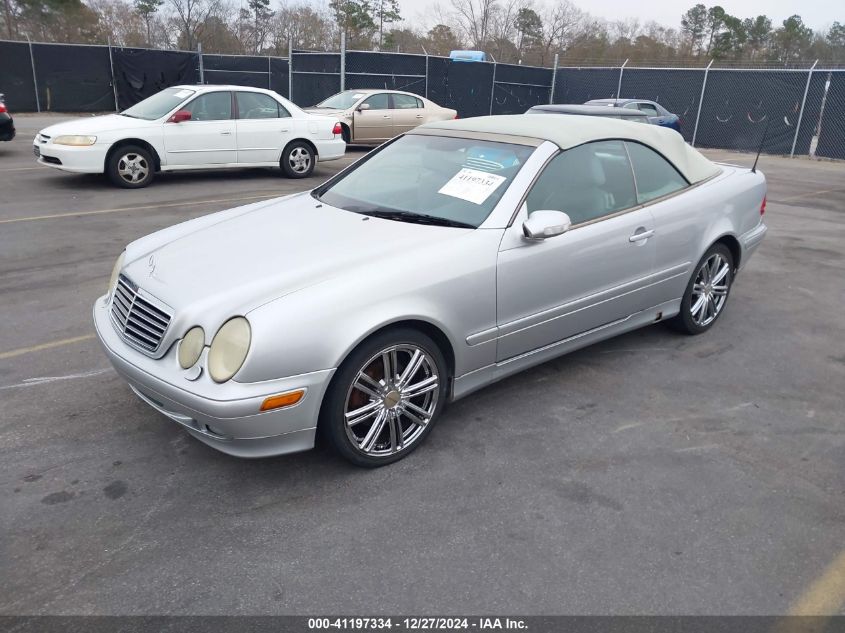 2001 Mercedes-Benz Clk 320 VIN: WDBLK65G81T083711 Lot: 41197334