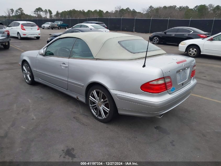 2001 Mercedes-Benz Clk 320 VIN: WDBLK65G81T083711 Lot: 41197334