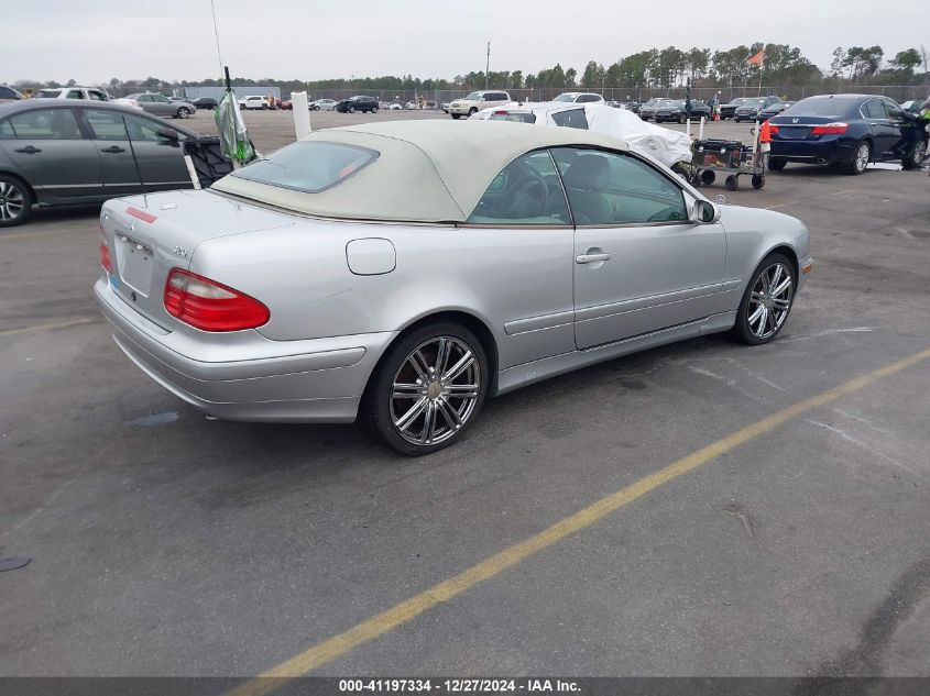 2001 Mercedes-Benz Clk 320 VIN: WDBLK65G81T083711 Lot: 41197334