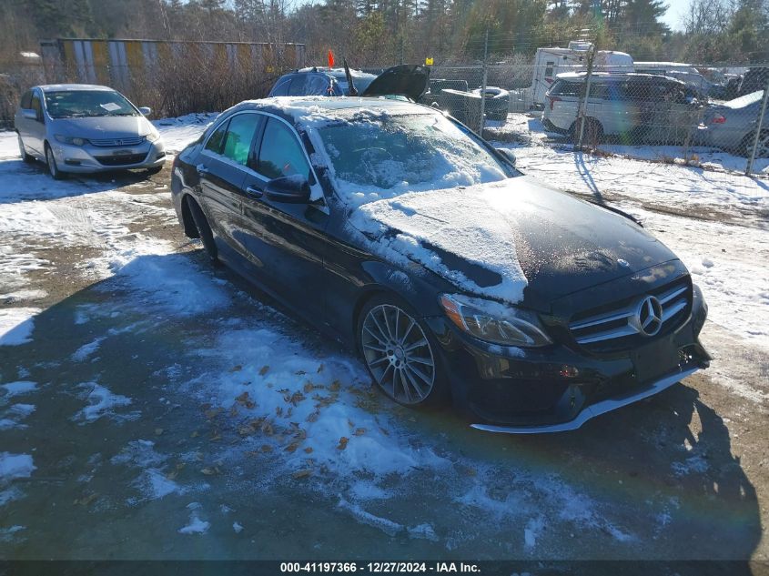 2016 Mercedes-Benz C 300 4Matic/Luxury 4Matic/Sport 4Matic VIN: WDDWF4KB1GR142724 Lot: 41197366