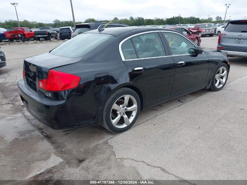 2006 Infiniti G35 VIN: JNKCV51E56M519096 Lot: 41197368