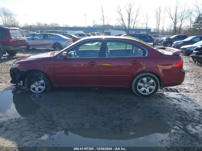 2009 Kia Optima Lx VIN: KNAGE228295324935 Lot: 41197383