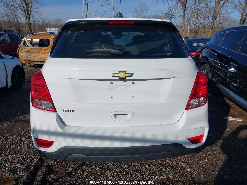 2017 Chevrolet Trax Ls VIN: KL7CJKSB8HB071786 Lot: 41197406