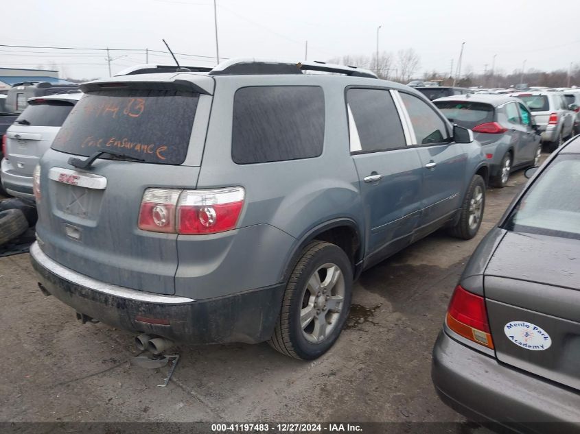 2008 GMC Acadia Sle-1 VIN: 1GKER13778J142589 Lot: 41197483