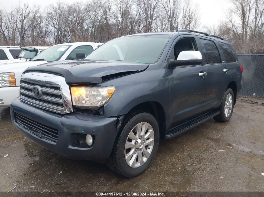 2008 Toyota Sequoia Platinum 5.7L V8 VIN: 5TDBY67A08S019370 Lot: 41197612