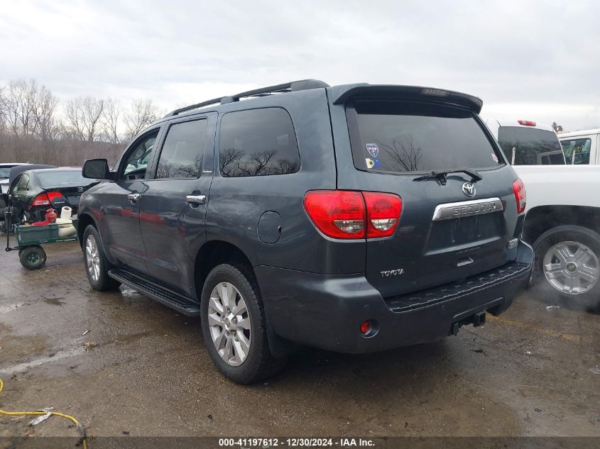 2008 Toyota Sequoia Platinum 5.7L V8 VIN: 5TDBY67A08S019370 Lot: 41197612