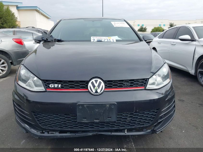 2017 Volkswagen Golf Gti Autobahn 4-Door/S 4-Door/Se 4-Door/Sport 4-Door VIN: 3VW5T7AU7HM061469 Lot: 41197640