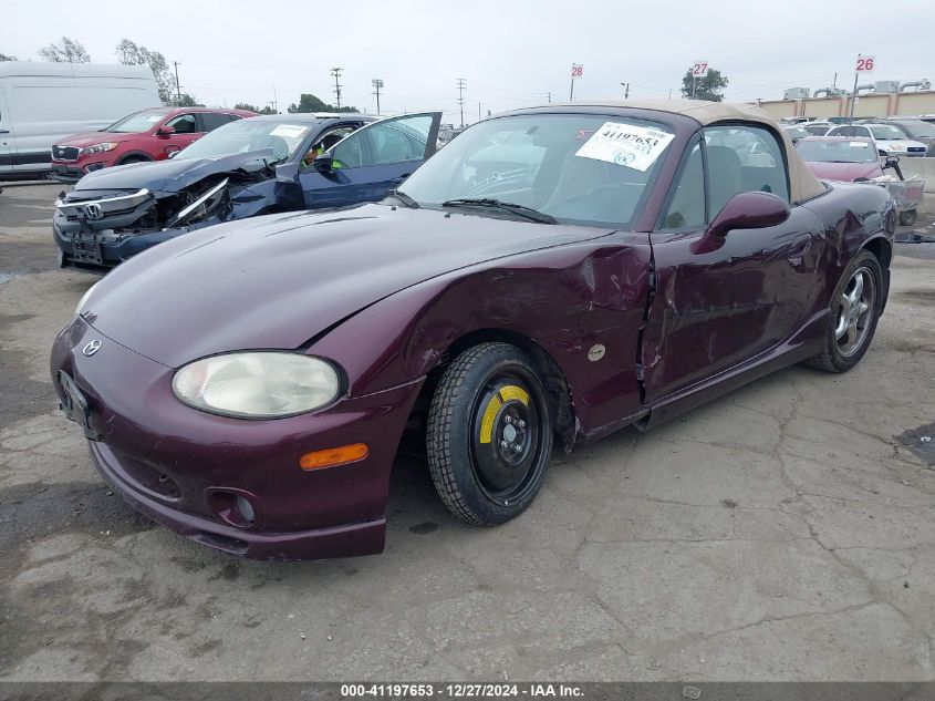 2000 Mazda Mx-5 Miata Ls/Special Edition VIN: JM1NB3532Y0146318 Lot: 41197653