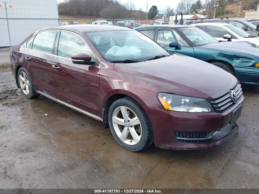 2013 Volkswagen Passat 2.5L Se VIN: 1VWBP7A36DC103690 Lot: 41197751