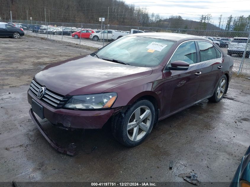 2013 Volkswagen Passat 2.5L Se VIN: 1VWBP7A36DC103690 Lot: 41197751