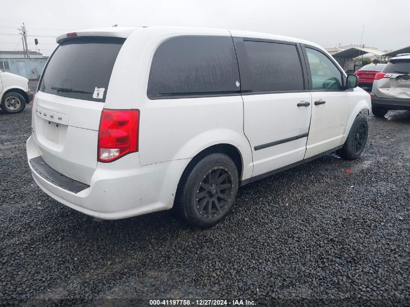 2014 Dodge Grand Caravan Se/Sxt VIN: 2C4RDGBG0ER298917 Lot: 41197758