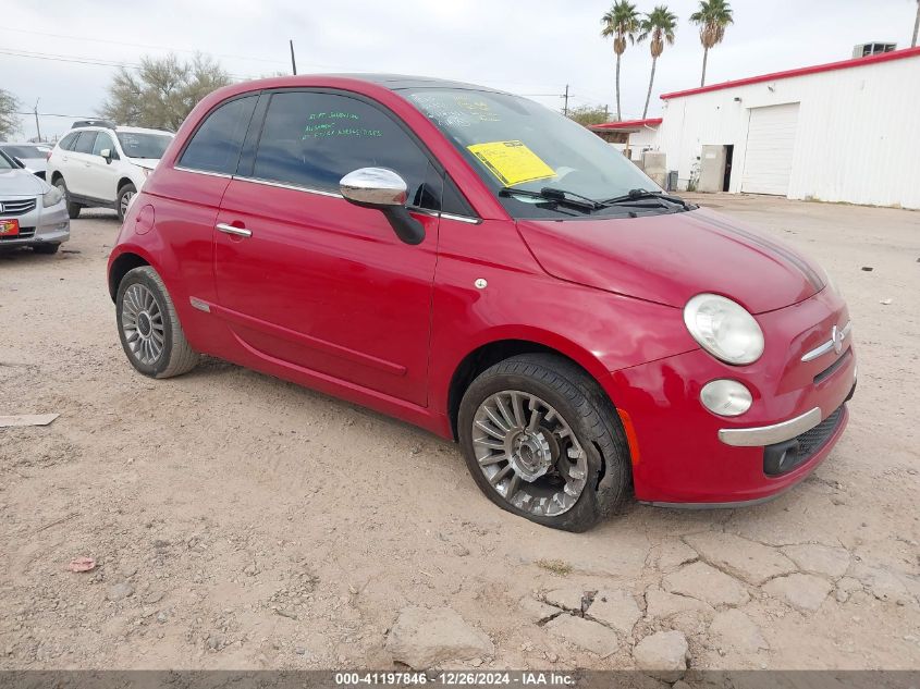 2012 Fiat 500 Lounge VIN: 3C3CFFCR8CT117765 Lot: 41197846