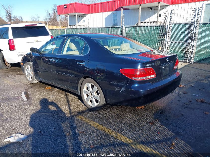 2005 Lexus Es 330 VIN: JTHBA30G955111207 Lot: 41197858