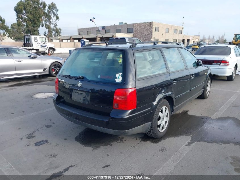 1999 Volkswagen Passat Gls VIN: WVWNA63B9XE332812 Lot: 41197918