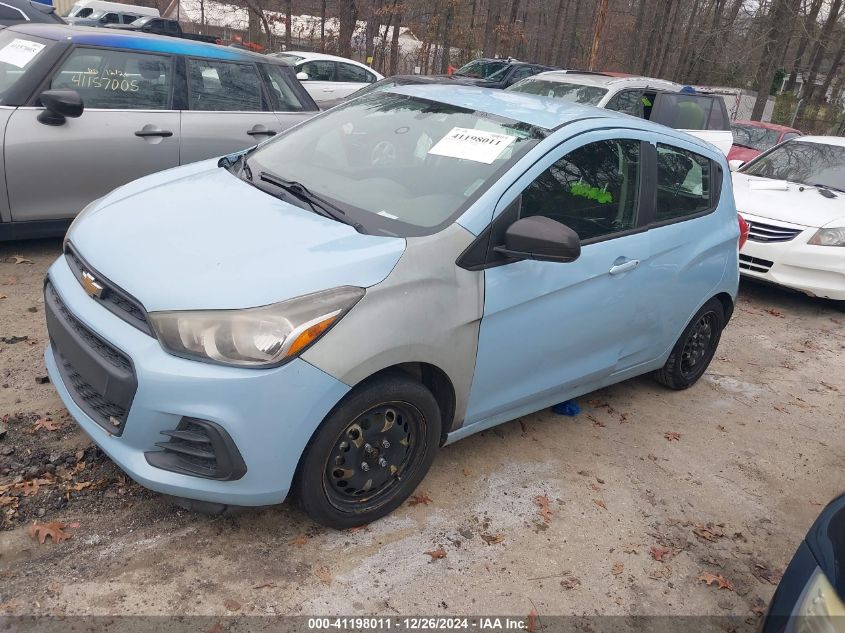 2016 Chevrolet Spark Ls Cvt VIN: KL8CB6SA2GC628322 Lot: 41198011