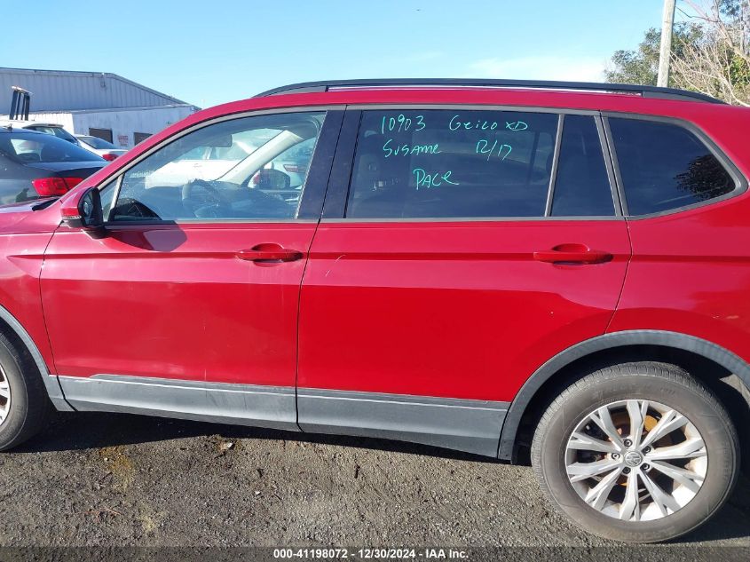 2018 Volkswagen Tiguan 2.0T S VIN: 3VV1B7AX5JM087249 Lot: 41198072