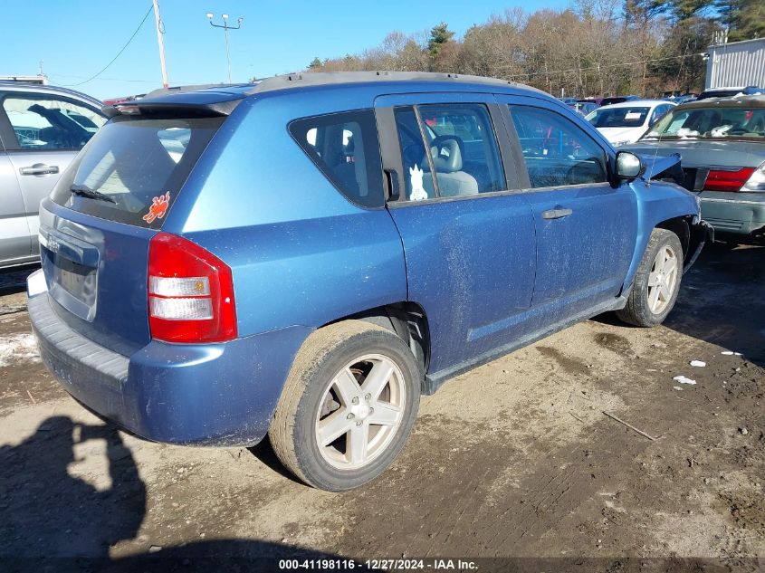 2007 Jeep Compass Sport VIN: 1J8FT47WX7D390166 Lot: 41198116