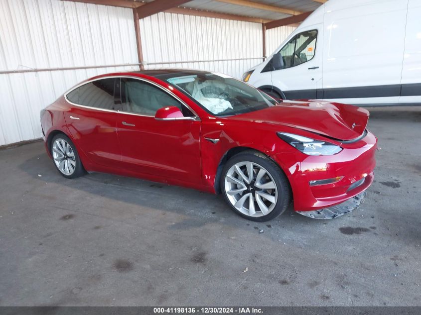 2018 Tesla Model 3 Long Range/Performance VIN: 5YJ3E1EB4JF088049 Lot: 41198136